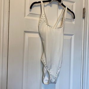 Michael Kors White Bathing Suit, Size 6